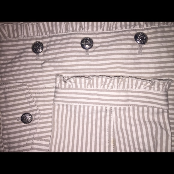 Sandro Gray Ruffle Blazer - Picture 12 of 16